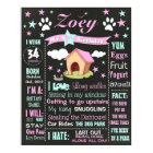 Puppy Dog Birthday chalkboard sign