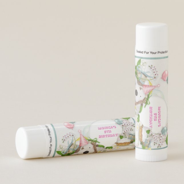 Puppy Dog Birthday Lip Balm (Front)