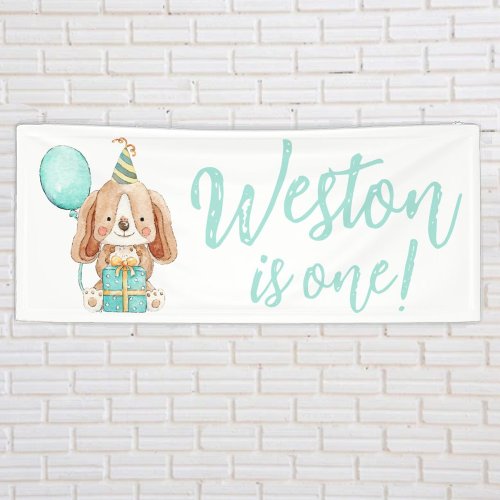 Puppy Dog Birthday Party Banner