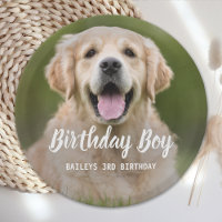 Puppy Dog Birthday Party Custom Pet Photo