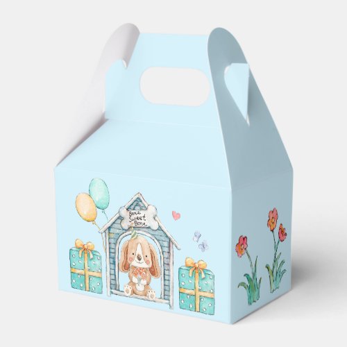 Puppy Dog Birthday Party Favor Boxes