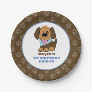 Puppy Dog Birthday Party Paper Plates