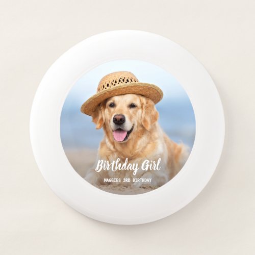 Puppy Dog Birthday Party Personalized Pet Photo Wham_O Frisbee