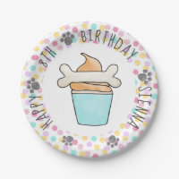 Puppy Dog Birthday Pawty Dessert Cupcake