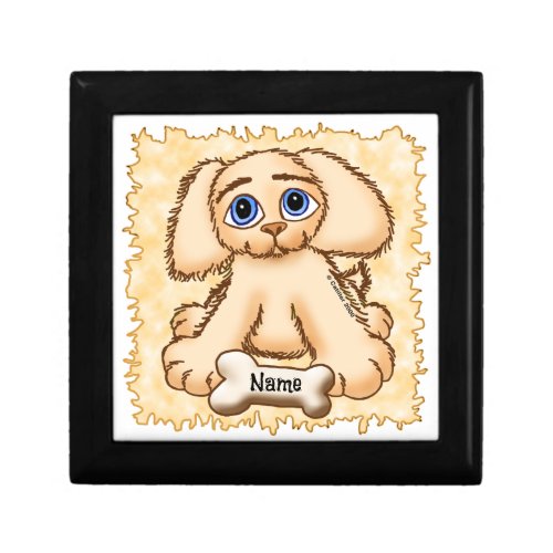 Puppy Dog Bone custom name Gift Box