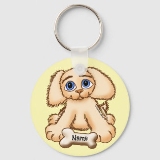Puppy Dog Bone Keychain