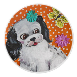 Puppy Dog Child's Kid's Drawer Pull Door Knob