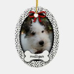 Puppy Dog Christmas or Commemorative Keepsake Ceramic Ornament