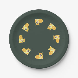 Puppy Dog Corgi Birthday Pawty Party Paper Plates