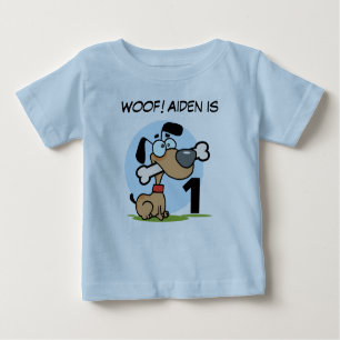 Puppy Dog Customizable Birthday Tshirts