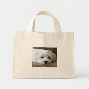 Puppy Dog Eyes Mini Tote Bag
