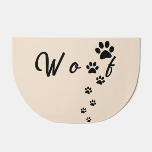 Puppy Dog Friendly Home Woof Doormat