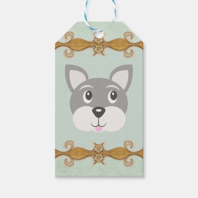 Puppy Dog Gift Tag (Front)