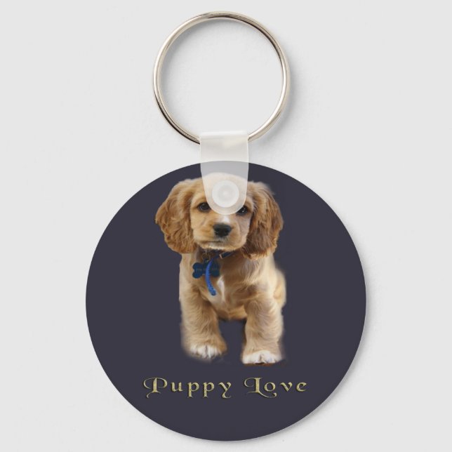 Puppy dog   keychain (Front)