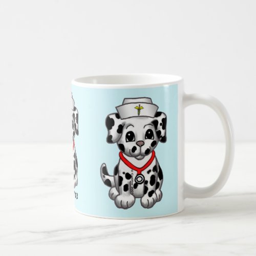 Puppy Dog Nurse custom name Mug