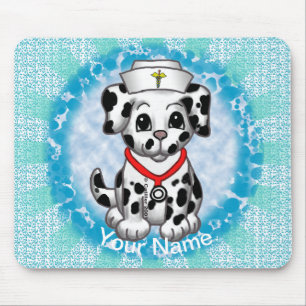 Puppy dog nurse  mouse pad