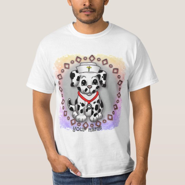 Puppy Dog Nurse  T-Shirt (Front)