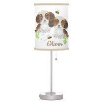 Puppy Dog Nursery Baby Boy  Table Lamp