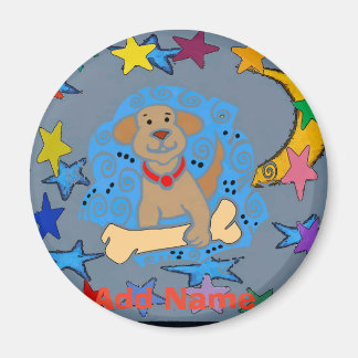 Puppy Dog Pa Dutch hex Sign, add name Magnet