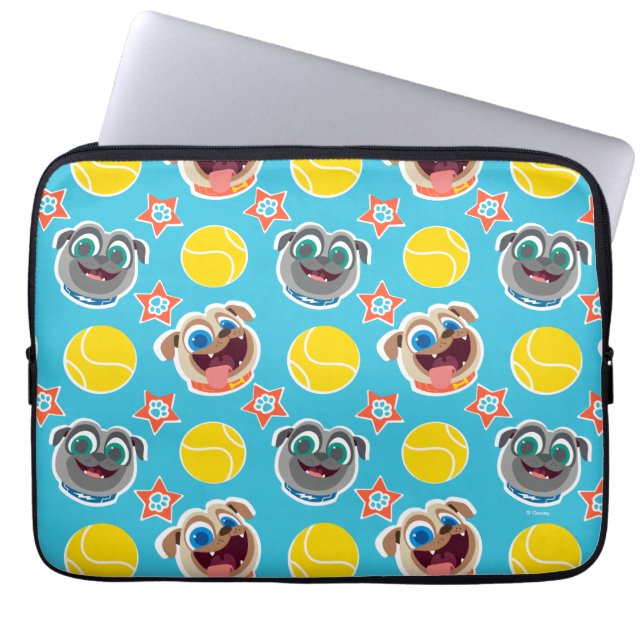 Puppy Dog Pals | Ball Pattern Laptop Sleeve (Front)