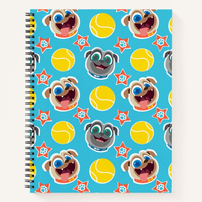 Puppy Dog Pals | Ball Pattern Notebook (Front)