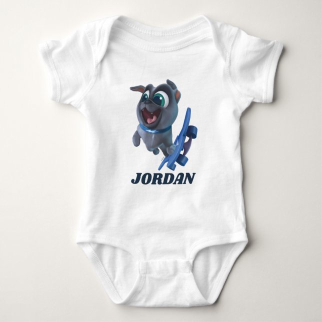 Puppy Dog Pals | Bingo - Born to Roll Baby Bodysuit (Front)
