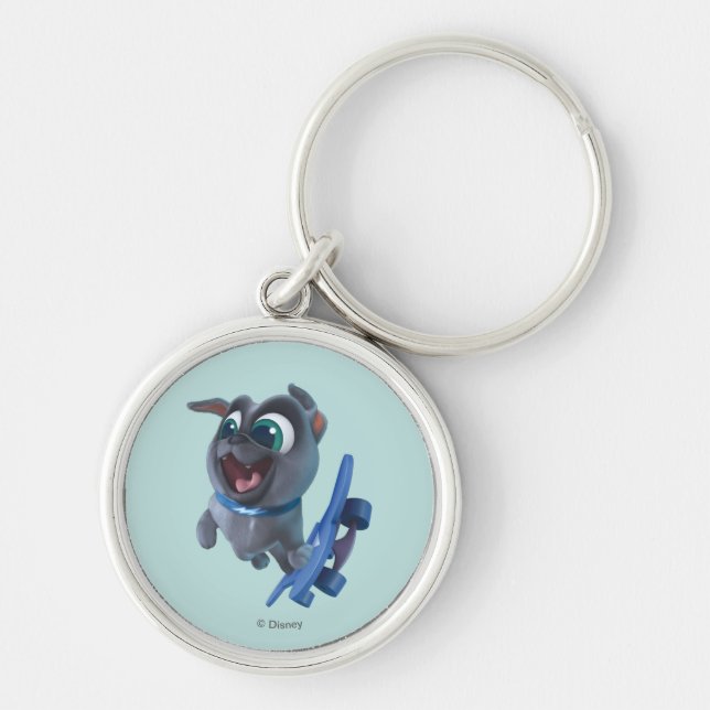 Puppy Dog Pals | Bingo - Born to Roll Keychain (Front)