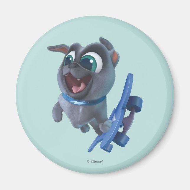 Puppy Dog Pals | Bingo - Born to Roll Magnet (Front)
