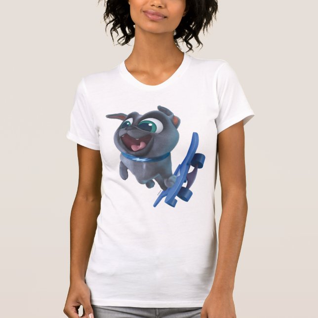 Puppy Dog Pals | Bingo - Born to Roll T-Shirt (Front)