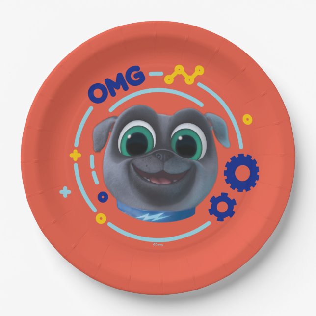 Puppy Dog Pals | Bingo - OMG Paper Plates (Front)