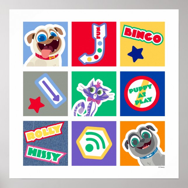 Puppy Dog Pals | Bingo, Rolly & Hissy Graphic Poster (Front)
