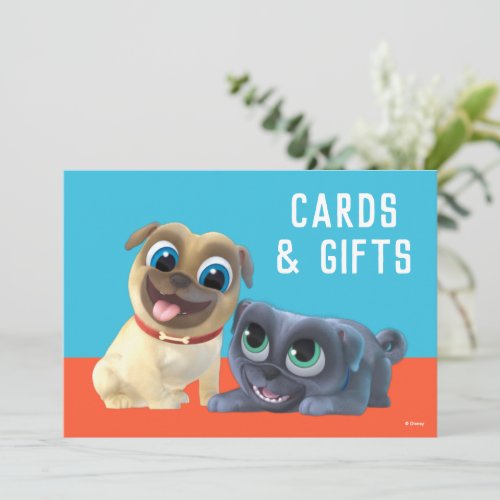 Puppy Dog Pals Birthday Cards  Gifts Sign
