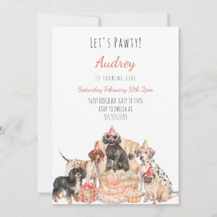 Puppy Dog Pals Birthday Girl Invitation