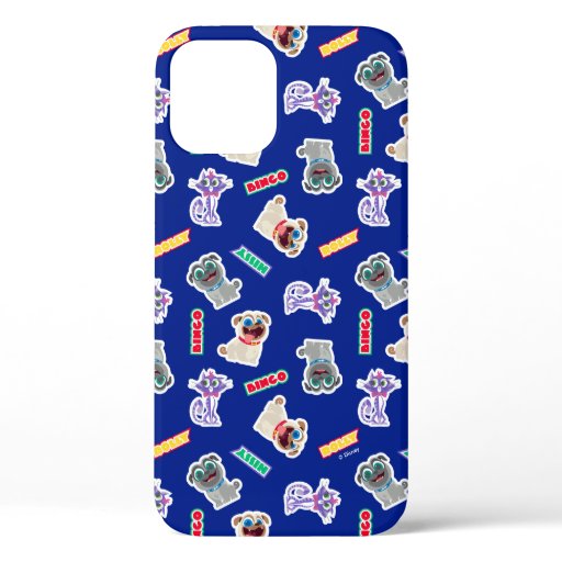 Puppy Dog Pals Blue Character Pattern iPhone 12 Case