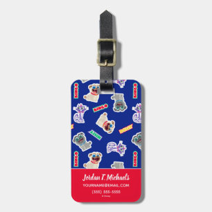 Puppy Dog Pals Blue Character Pattern Luggage Tag