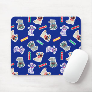 Puppy Dog Pals Blue Character Pattern Mouse Pad