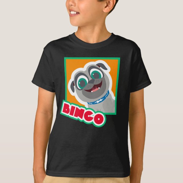 Puppy Dog Pals | Cartoon Bingo T-Shirt (Front)