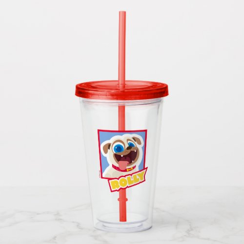 Puppy Dog Pals  Cartoon Rolly Acrylic Tumbler