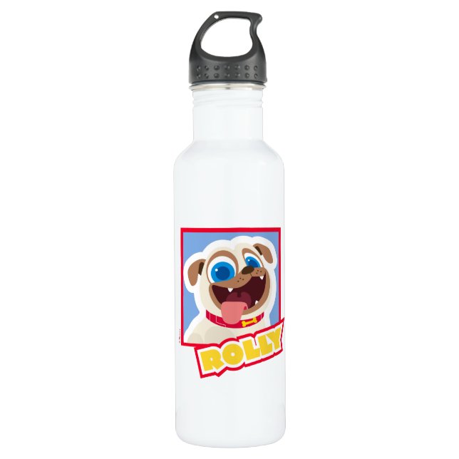 Puppy Dog Pals | Cartoon Rolly Stainless Steel Water Bottle (Front)