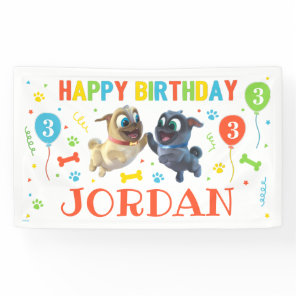 Puppy Dog Pals Chalkboard Birthday Banner