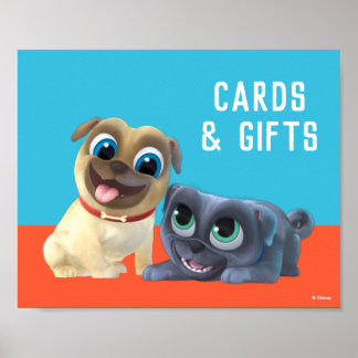 Puppy Dog Pals Chalkboard Birthday Poster