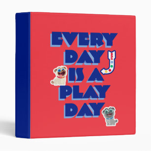 Puppy Dog Pals   Every Day is a Play Day 3 Ring Binder