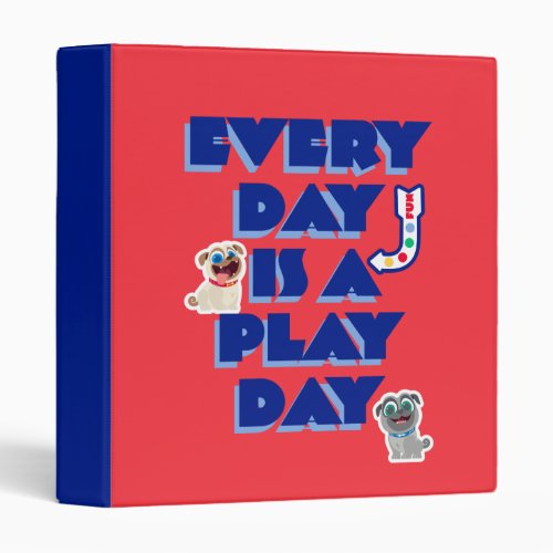 Puppy Dog Pals  Every Day is a Play Day 3 Ring Binder