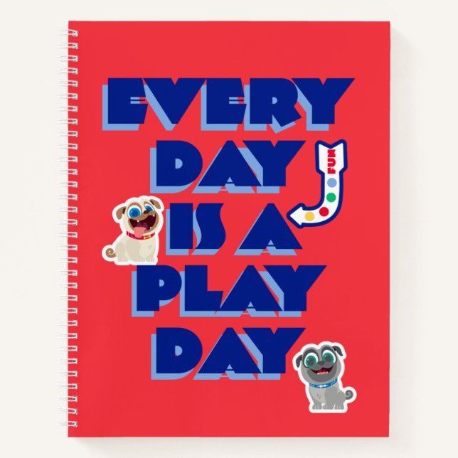 Puppy Dog Pals | Every Day is a Play Day Notebook (Front)