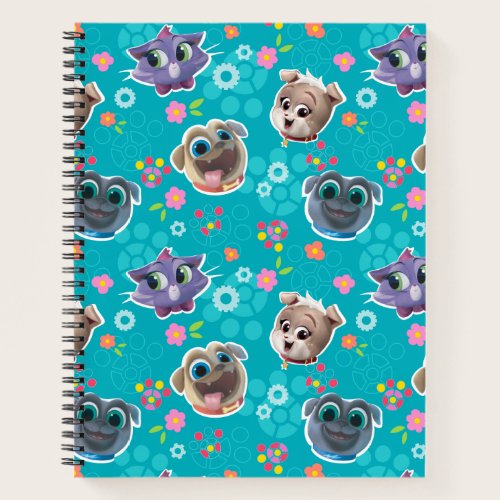 Puppy Dog Pals | Floral Pattern Notebook Puppy Dog Pals | Floral Pattern Notebook