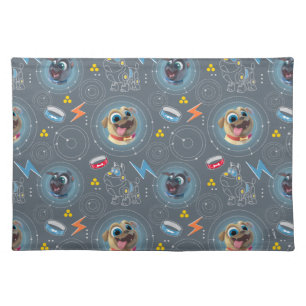 Puppy Dog Pals Geared for Adventure Pattern Cloth Placemat