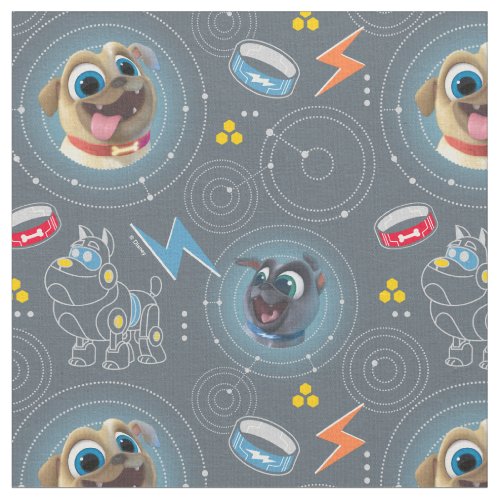 Puppy Dog Pals  Geared for Adventure Pattern Fabric
