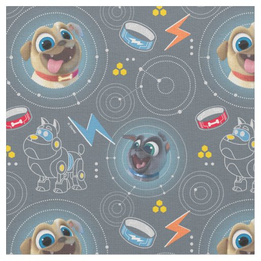 Puppy Dog Pals | Geared for Adventure Pattern Fabric