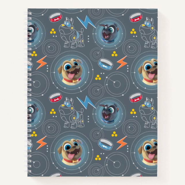 Puppy Dog Pals | Geared for Adventure Pattern Notebook (Front)
