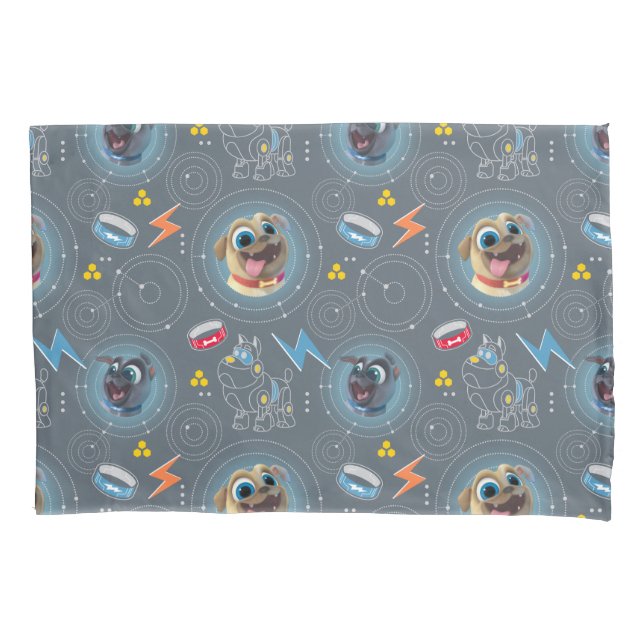Puppy Dog Pals | Geared for Adventure Pattern Pillow Case (Front)